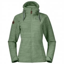 Bergans - Women's Hareid Fleece Jacket Nohood - Veste polaire -Vestes outdoor Soldes bergans womens hareid fleece jacket nohood veste polaire 1