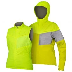Endura - Women's Urban Luminite 3 in 1 Jacke II - Veste de cyclisme -Vestes outdoor Soldes endura womens urban luminite 3 in 1 jacke ii veste de cyclisme 1