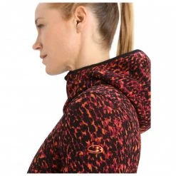 Icebreaker - Women's Elemental L/S Zip Hood Lichen - Sweat à capuche -Vestes outdoor Soldes icebreaker womens elemental l s zip hood lichen sweat a capuche detail 6