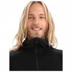 Icebreaker - Zoneknit L/S Zip Hoodie - Sweat à capuche en mérinos -Vestes outdoor Soldes icebreaker zoneknit l s zip hoodie sweat a capuche en merinos detail 6