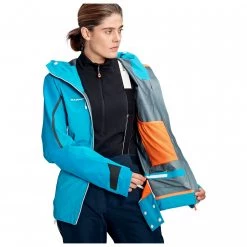 Mammut - Women's Nordwand Pro Hardshell Hooded Jacket - Veste imperméable -Vestes outdoor Soldes mammut womens nordwand pro hardshell hooded jacket veste impermeable detail 4