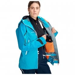 Mammut - Women's Nordwand Pro Hardshell Hooded Jacket - Veste imperméable -Vestes outdoor Soldes mammut womens nordwand pro hardshell hooded jacket veste impermeable detail 6