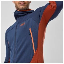 Millet - Fusion Grid Hoodie - Veste polaire 9 Millet - Fusion Grid Hoodie - Veste polaire -Vestes outdoor Soldes millet fusion grid hoodie veste polaire detail 4