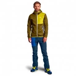 Ortovox - Fleece Hoody - Veste en laine mérinos -Vestes outdoor Soldes ortovox fleece hoody veste en laine merinos detail 3