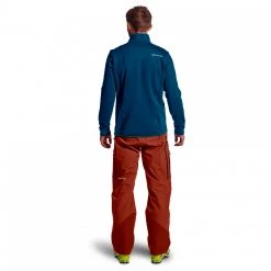 Ortovox - Fleece Jacket - Veste en laine mérinos 9 Ortovox - Fleece Jacket - Veste en laine mérinos -Vestes outdoor Soldes ortovox fleece jacket veste en laine merinos detail 4