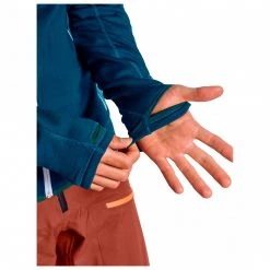 Ortovox - Fleece Jacket - Veste en laine mérinos 10 Ortovox - Fleece Jacket - Veste en laine mérinos -Vestes outdoor Soldes ortovox fleece jacket veste en laine merinos detail 5