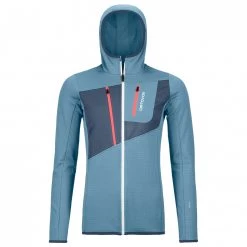 Ortovox - Women's Fleece Grid Hoody - Veste polaire -Vestes outdoor Soldes ortovox womens fleece grid hoody veste polaire 2