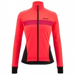 Santini - Women's 3W Coral Bengal Winter Jacket - Veste de cyclisme -Vestes outdoor Soldes santini womens 3w coral bengal winter jacket veste de cyclisme 2