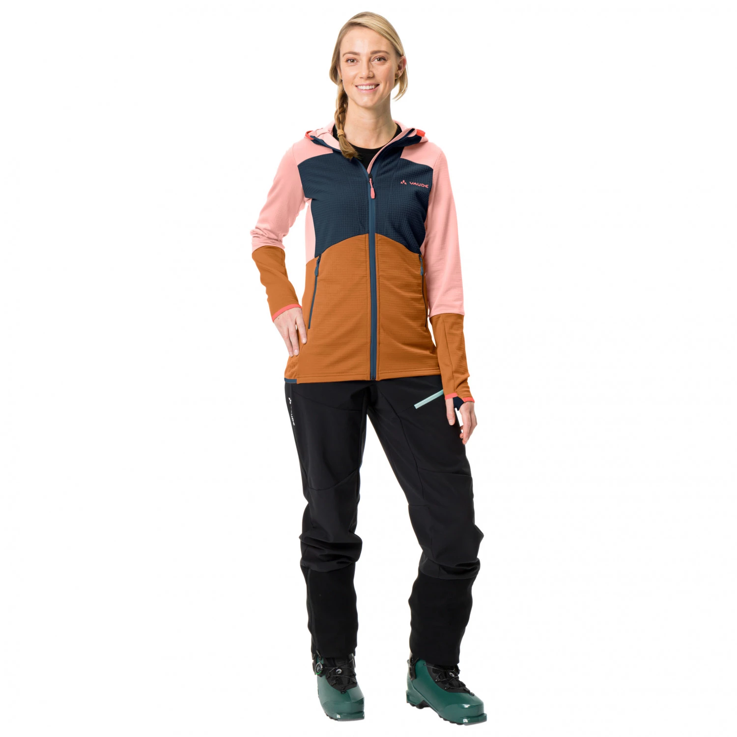 Vaude - Women's Monviso Hooded Grid Fleece Jacket - Veste polaire 6 Vaude - Women's Monviso Hooded Grid Fleece Jacket - Veste polaire – Image 6